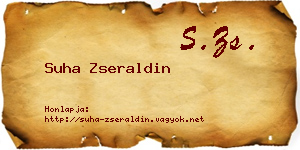 Suha Zseraldin névjegykártya